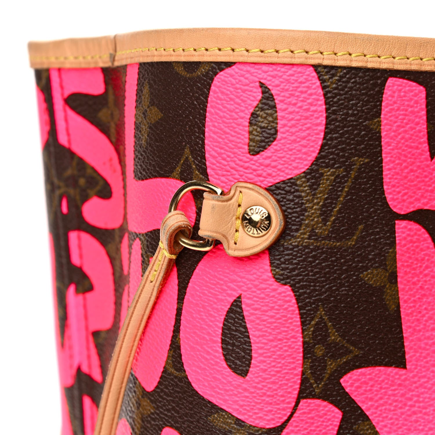 Louis Vuitton Monogram Graffiti Neverfull GM Fuchsia 20 of 20