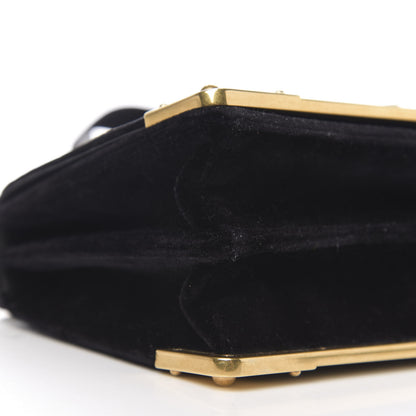 Prada Velvet City Calfskin Cahier Bag Black 6 of 8