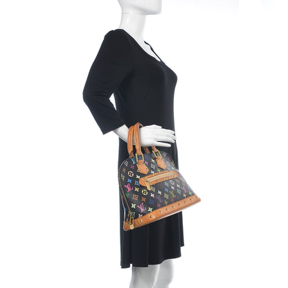 Louis Vuitton Monogram Multicolor Alma Black 2 of 15