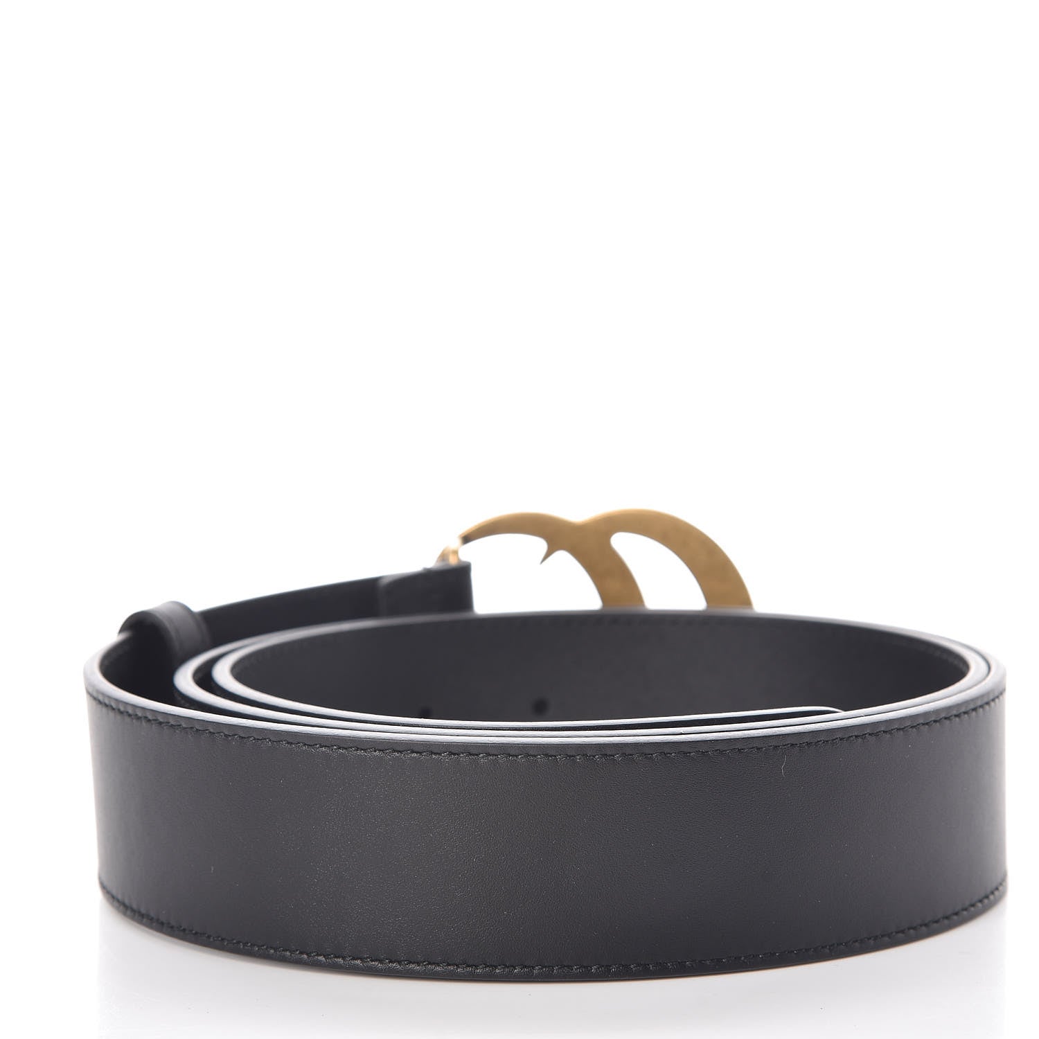 Gucci Calfskin Double G 40mm Belt 100 40 Black 3 of 6
