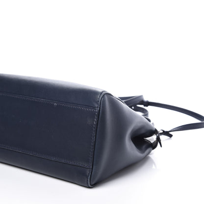 Fendi Nappa Mini Peekaboo Iconic Satchel Dark Blue 6 of 9