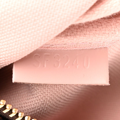 Louis Vuitton Damier Ebene 2020 Christmas Animation Big Wheel Mini Pochette Accessories Rose Ballerine 7 of 7