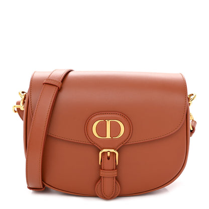 Christian Dior Box Calfskin Medium Bobby Flap Dark Tan 1 of 11