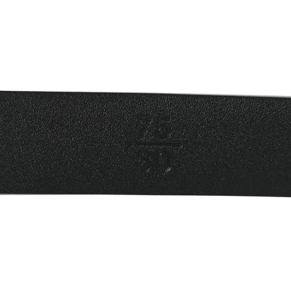 Chanel Calfskin Crystal Chain Logo Belt 75 30 Black 6 of 8