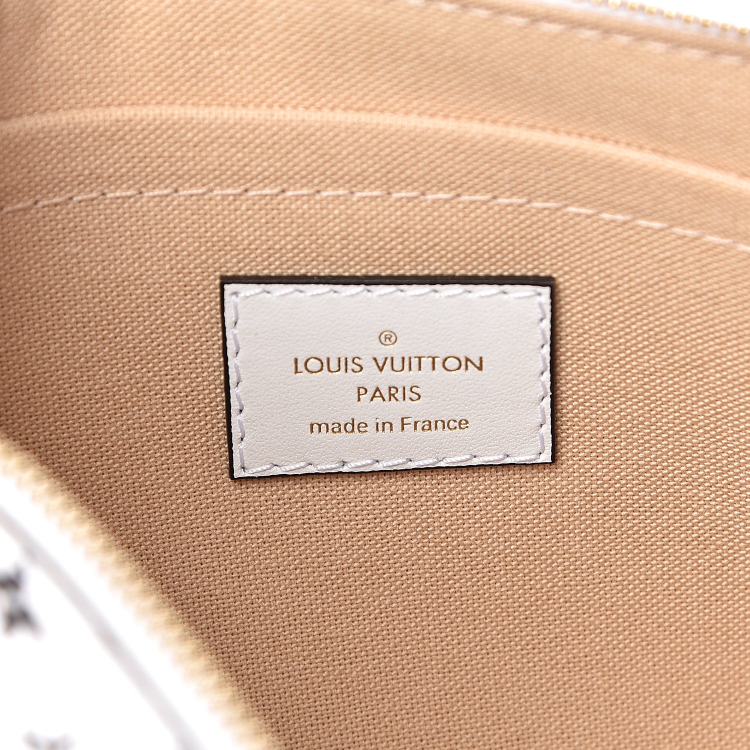 Louis Vuitton Monogram Giant Neverfull MM GM Pochette White 6 of 7
