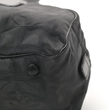 Chanel Nylon Travel Bowler Black 10 of 17