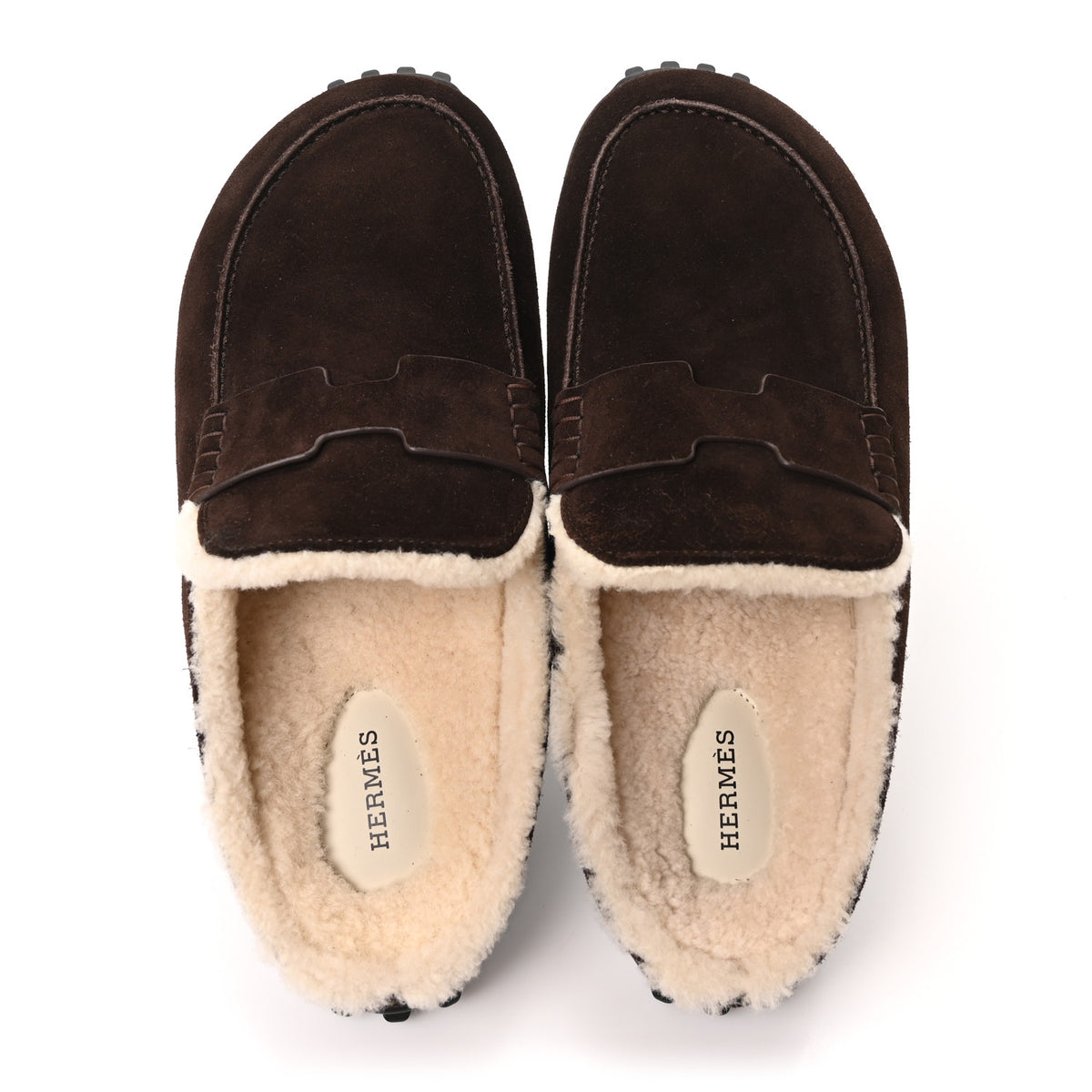 Suede Goatskin Shearling Go Mules 41 Ebene Ecru