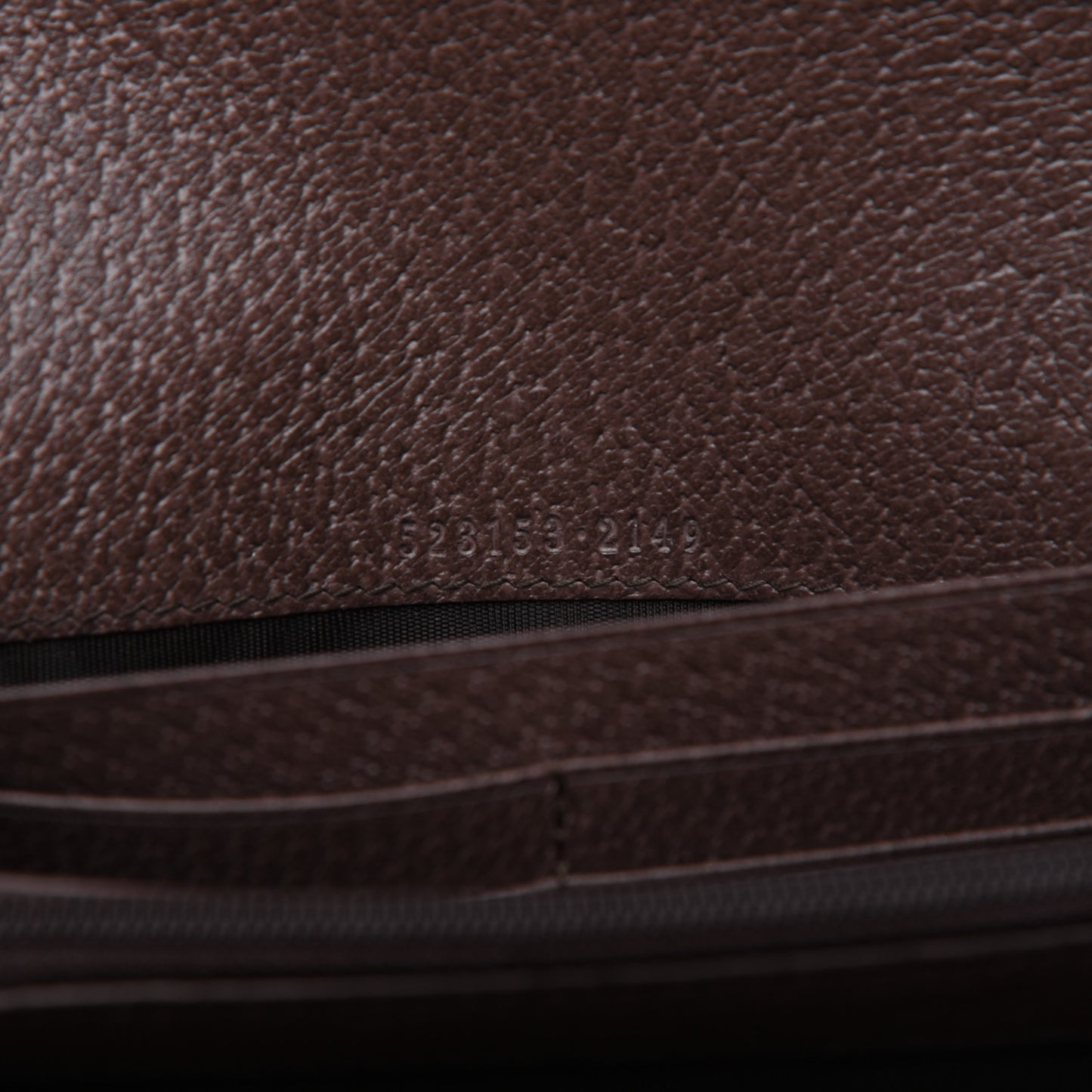 GG Supreme Monogram Web Ophidia Continental Wallet Brown