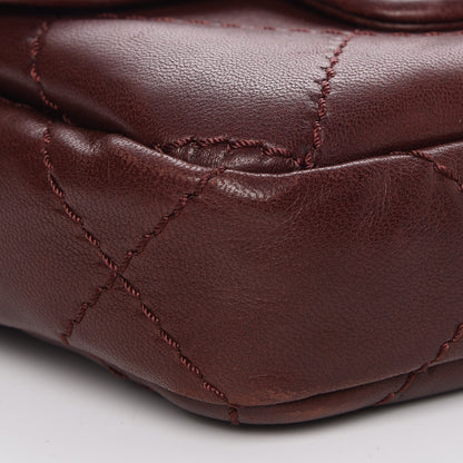 Chanel Lambskin Double Stitch Mini Flap Bordeaux 9 of 12