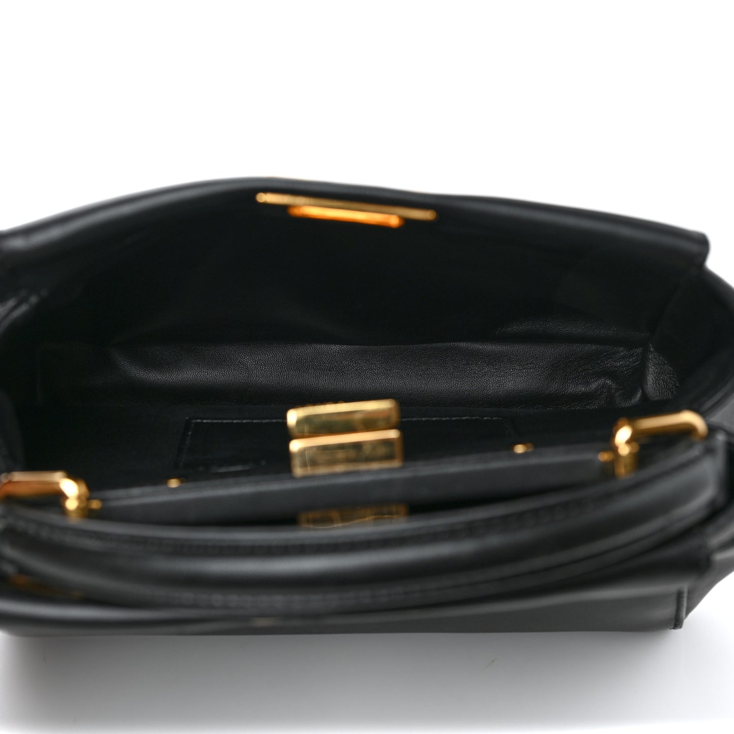 Nappa Mini Peekaboo Iconic Satchel Black