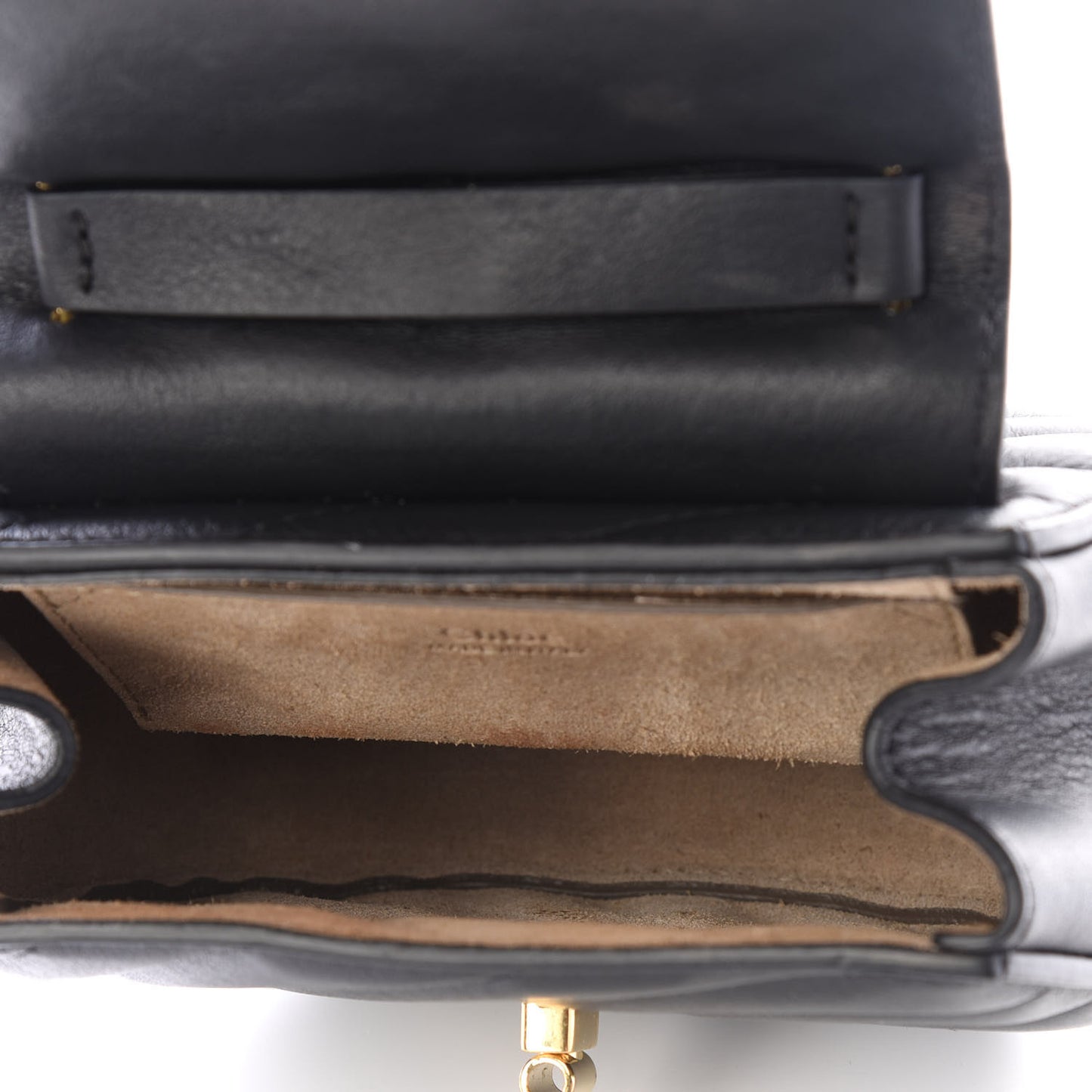 Calfskin Quilted Nano Drew Bijou Shoulder Bag Black