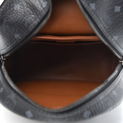 MCM Visetos Small Side Stud Stark Backpack Black 3 of 5