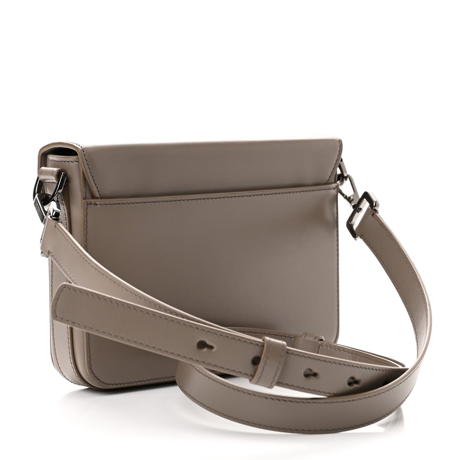 Christian Dior Smooth Calfskin Lock Messenger Bag Beige 2 of 7