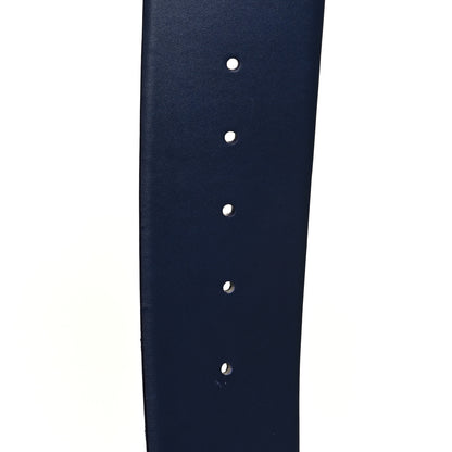 Chanel Calfskin Logo Chain Belt 80 32 Blue 6 of 7