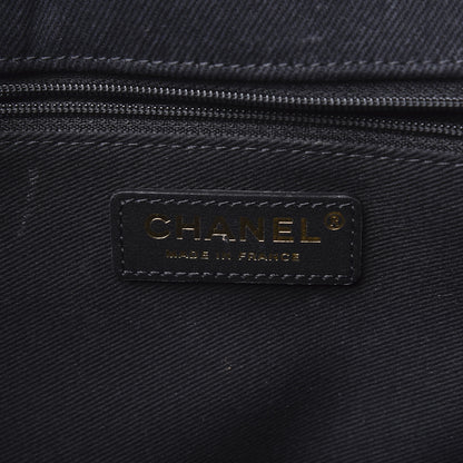 Chanel Denim Coco Jumbo Single Flap Black 7 of 10