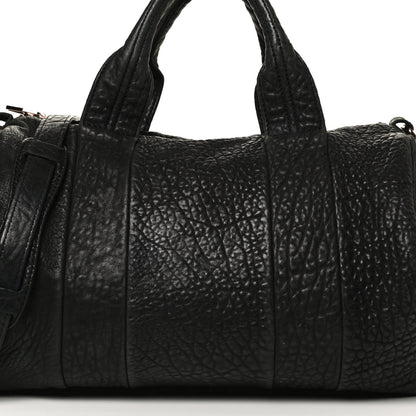 Alexander Wang Pebbled Lambskin Rocco Black Rose Gold Hardware 7 of 12