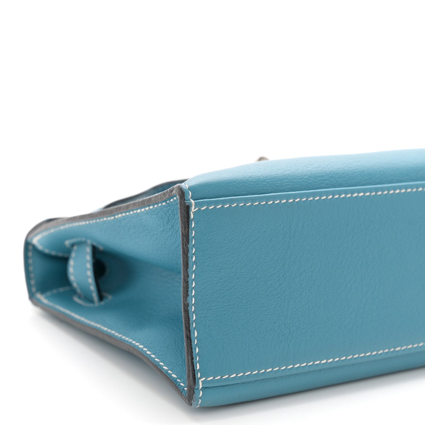 Swift Kelly Pochette Clutch Blue Jean