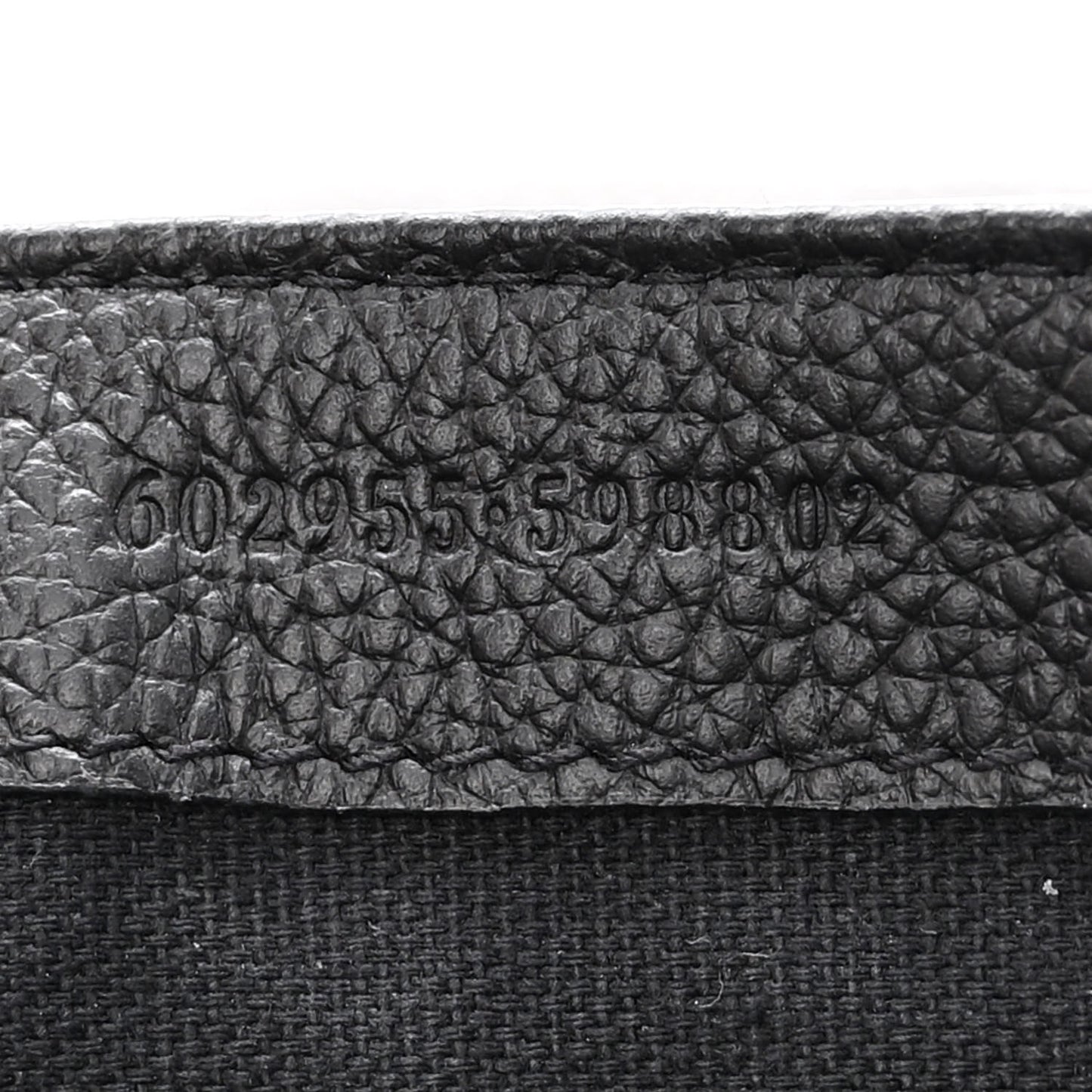 Grained Calfskin Small Skull Crossbody Black