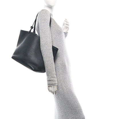 The Row Grained Calfskin Park Tote Three Black 2 of 11