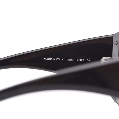 Chanel Acetate Shield Runway 71217 Sunglasses Black 5 of 9