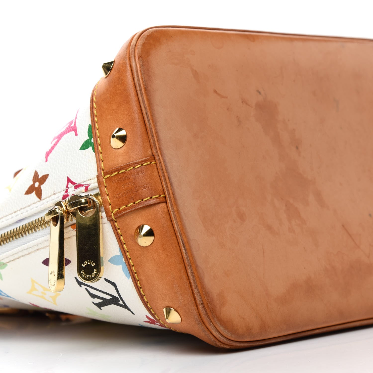 Louis Vuitton Monogram Multicolor Alma White 9 of 20