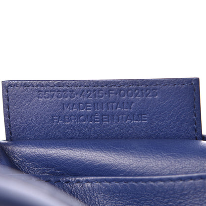 Balenciaga Calfskin Papier Mini A4 Zip Around Tote Bleu Mineral 7 of 9