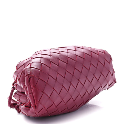 Bottega Veneta Nappa Intrecciato The Mini Pouch Amaranto 4 of 12