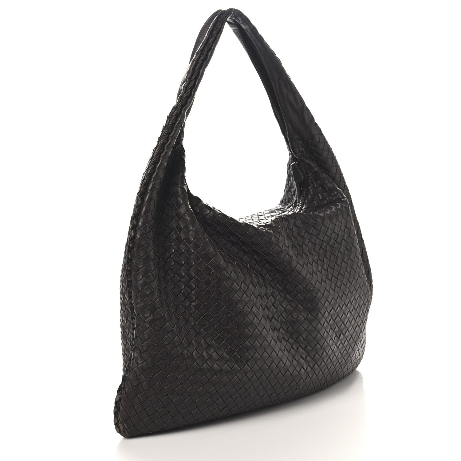 Bottega Veneta Nappa Intrecciato Maxi Veneta Hobo Ebano 3 of 11