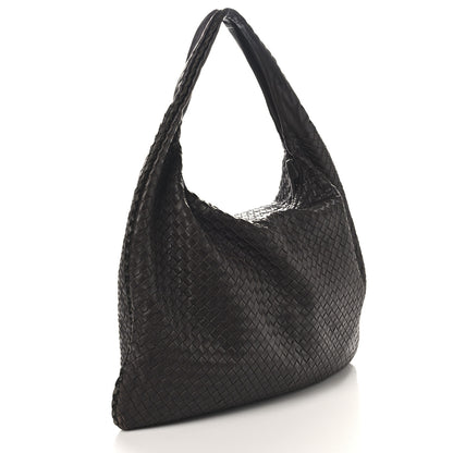Bottega Veneta Nappa Intrecciato Maxi Veneta Hobo Ebano 3 of 11