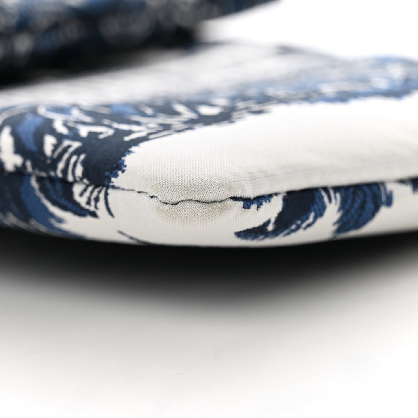 Technical Fabric Embroidered Palm Tree Toile De Jouy DiorTravel Multifunction Pouch Blue