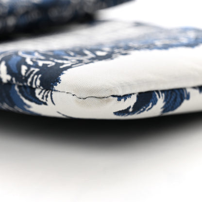 Christian Dior Technical Fabric Embroidered Palm Tree Toile De Jouy DiorTravel Multifunction Pouch Blue 12 of 13
