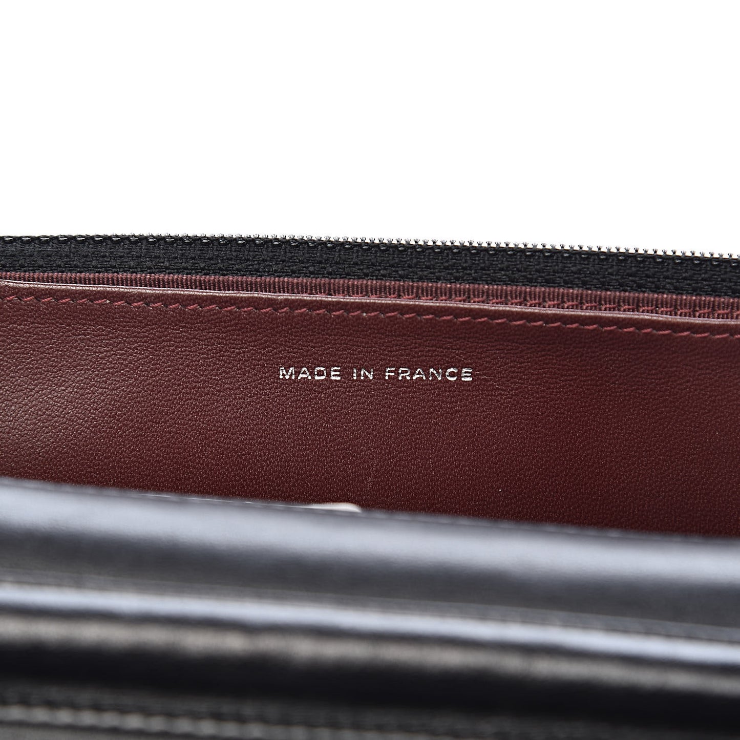 Lambskin Quilted Wallet On Chain WOC Black