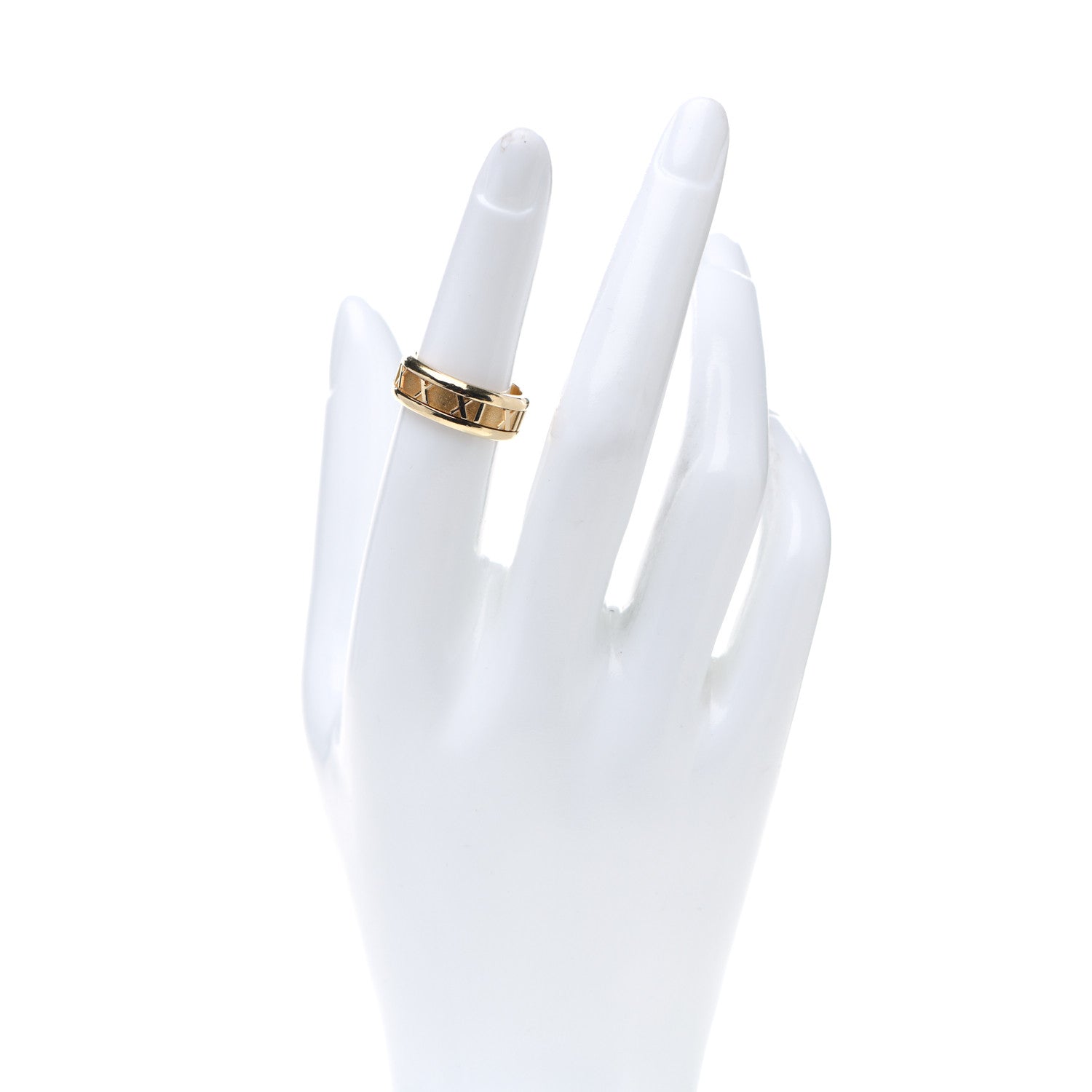 Tiffany 18K Yellow Gold 7mm Atlas Band Ring 52 6 2 of 4