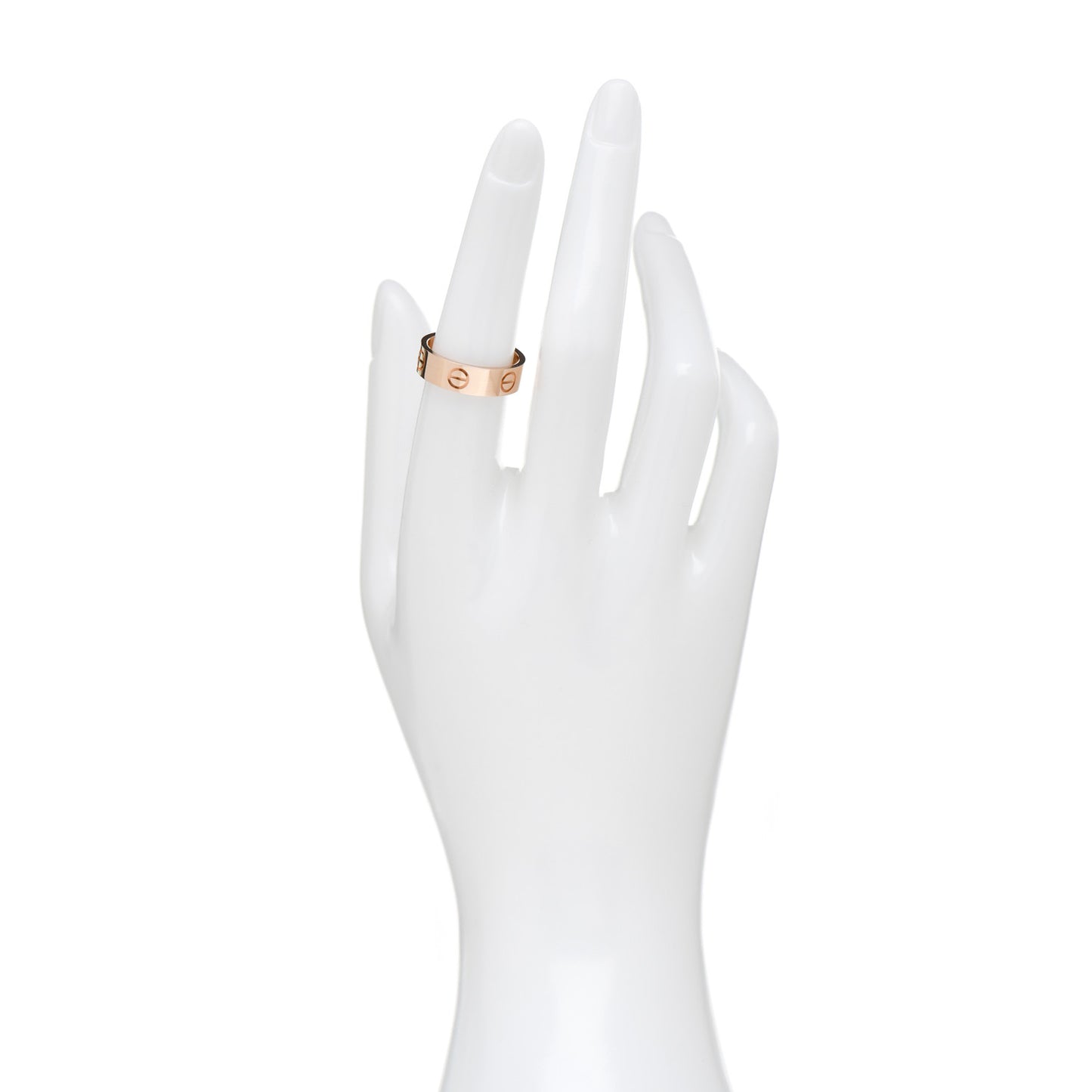 18K Pink Gold 5.5mm LOVE Ring 53 6.5