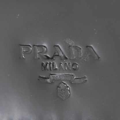 Prada Spazzolato French Flap Wallet Black 8 of 10