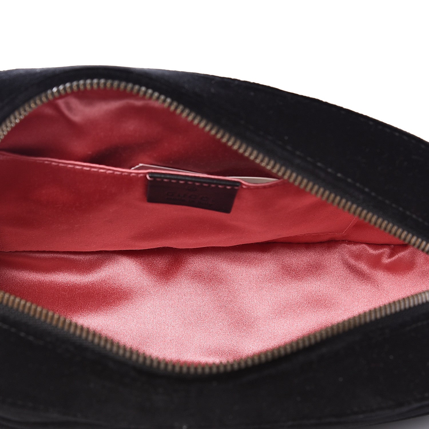 Gucci Velvet Matelasse Small GG Marmont Chain Shoulder Bag Black 4 of 11