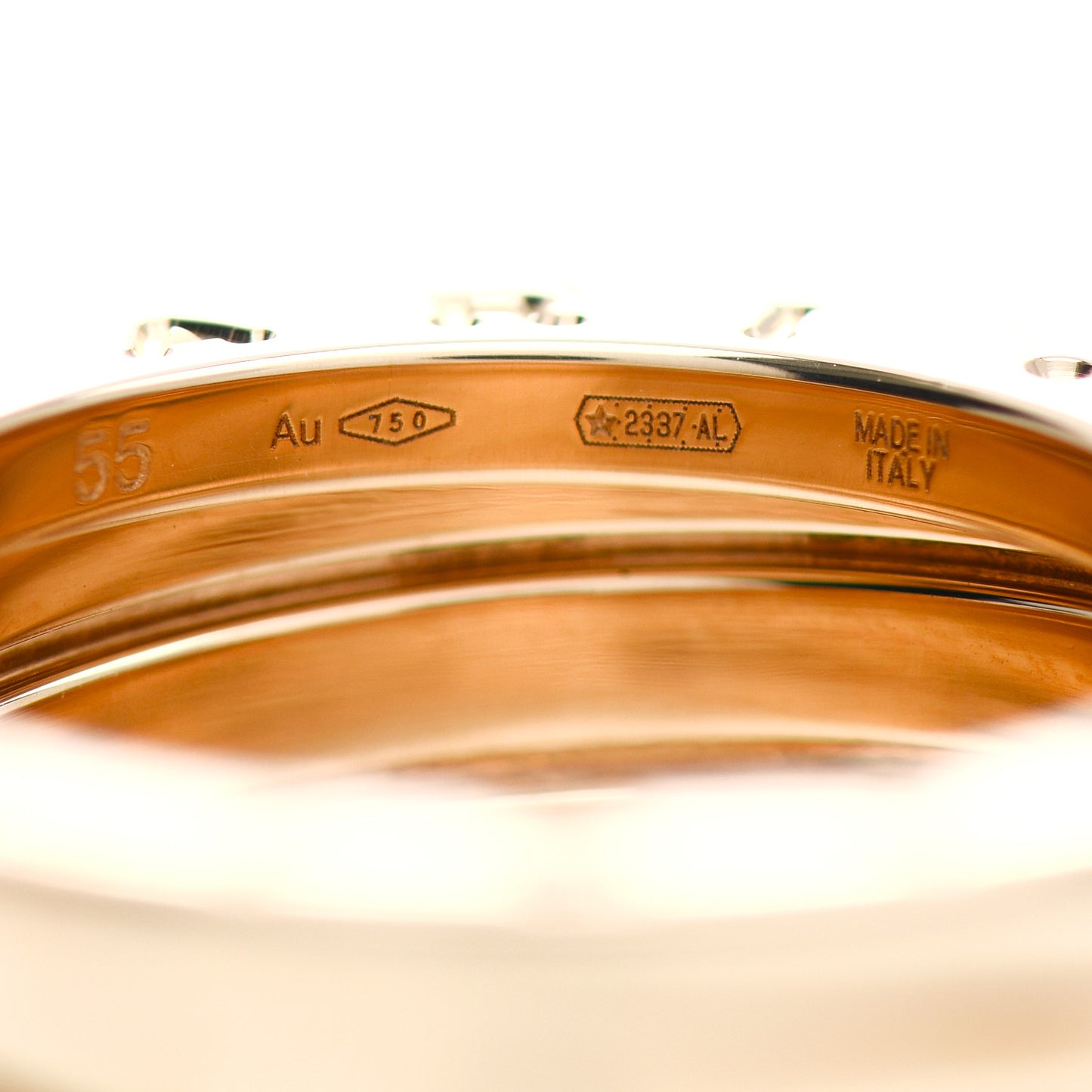 18K Yellow Gold B.Zero1 Four-Band Ring 55 7.25