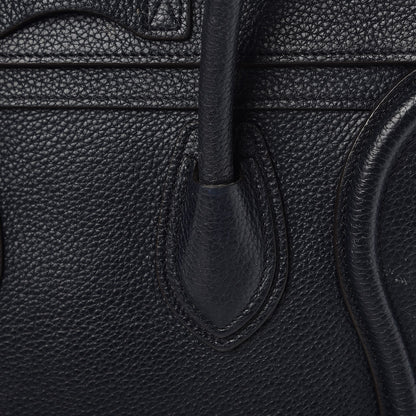 Celine Drummed Calfskin Micro Luggage Black 11 of 31