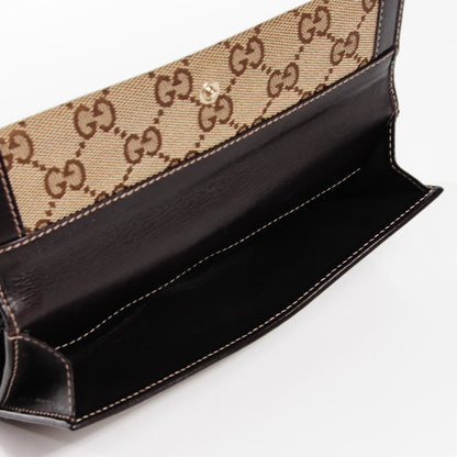 Gucci Monogram Punch Continental Flap Wallet Dark Brown 7 of 7