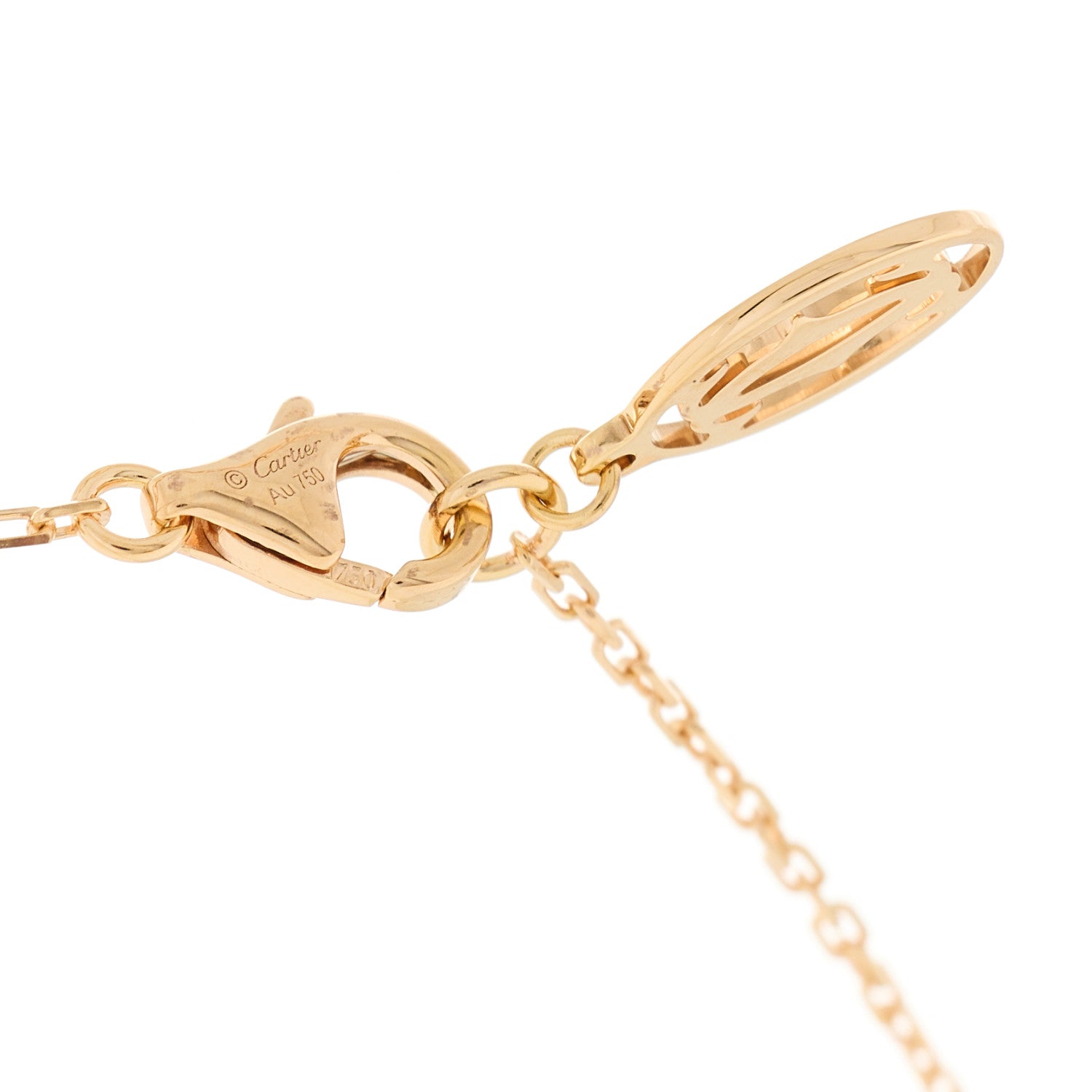 Cartier 18K Pink Gold Pink Sapphire D'Amour Pendant Necklace 4 of 6