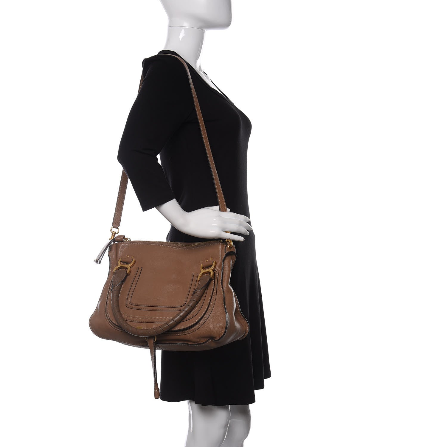 Chloe Calfskin Medium Marcie Satchel Blushy Pink 2 of 8