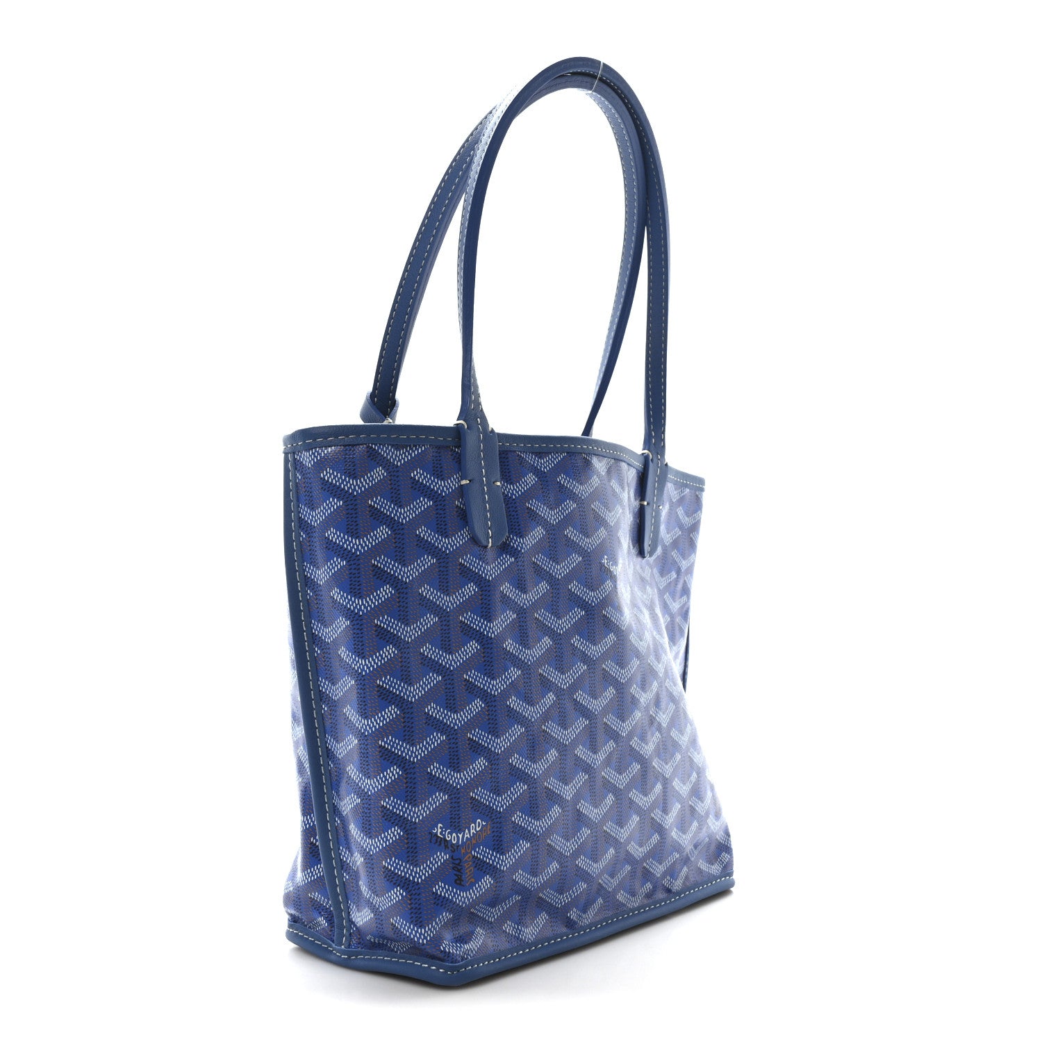 Goyard Goyardine Reversible Mini Anjou Sky Blue 4 of 17