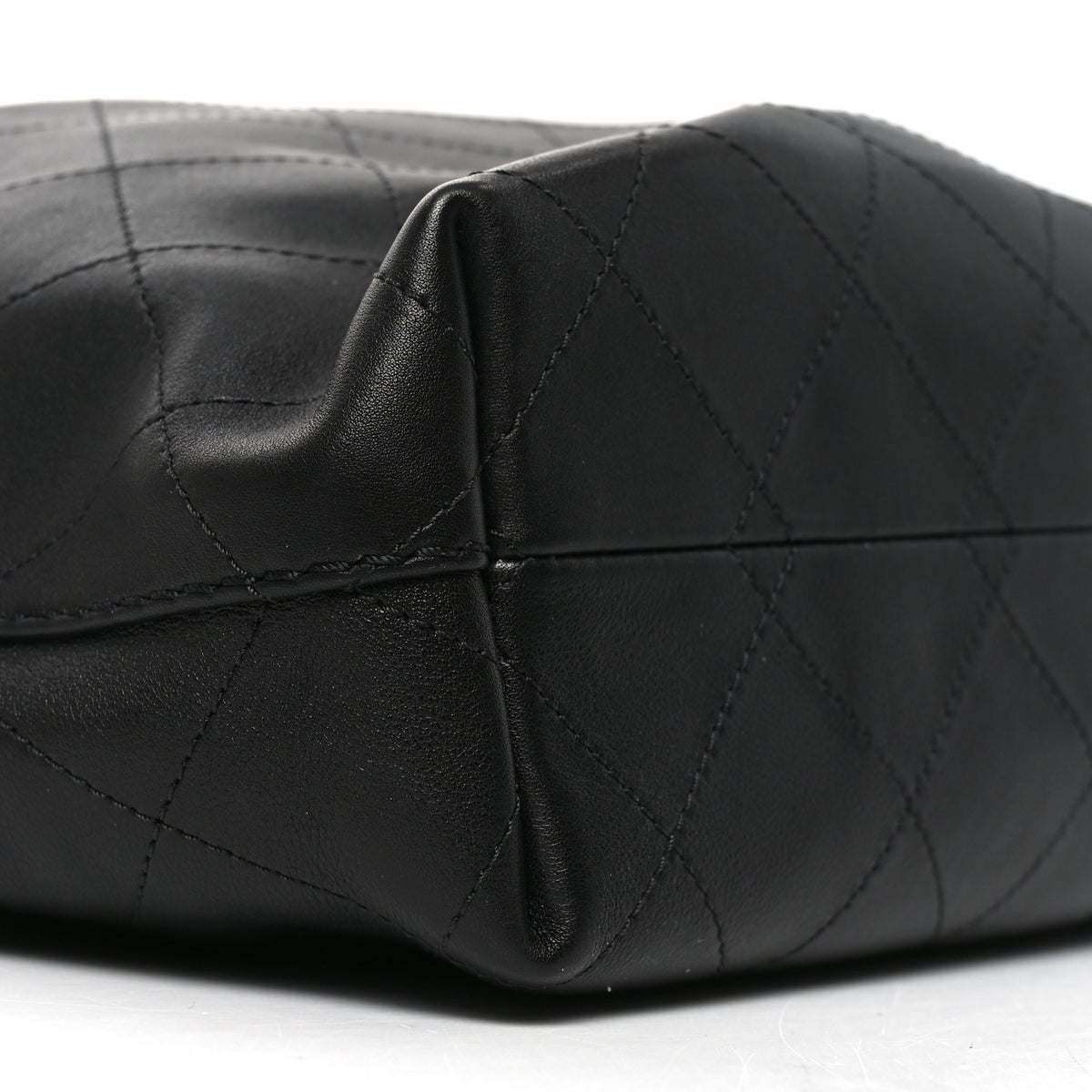 Chanel Calfskin Quilted Small Maxi Hobo Black 9 of 10