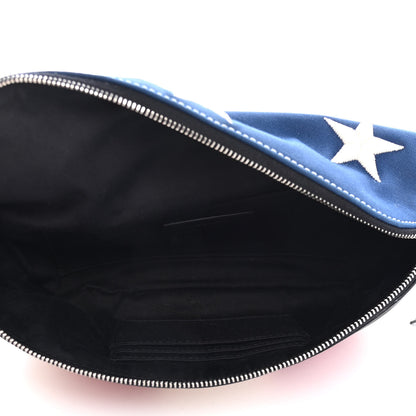 Saint Laurent Canvas Classic Belt Bag Red Blue White 7 of 9