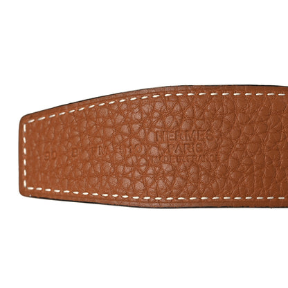 Hermes Togo Box 32mm Reversible Jumbo Belt 90 36 Gold Black 5 of 5