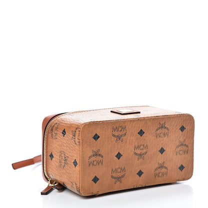 MCM Visetos Vanity Case Cognac 3 of 14