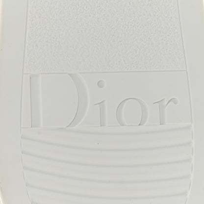 Christian Dior Technical Canvas Oblique Mens B23 Low Top Sneakers 44 White Orange 7 of 9