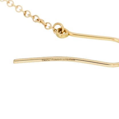 Tiffany 18K Yellow Gold Cultured Pearl Elsa Peretti Pearls By The Yard Drop Earrings 4 of 5