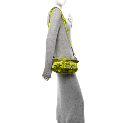 Fendi Econyl Cuoio Romano Multipocket Baguette Wasabi 2 of 10