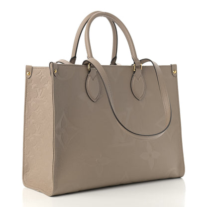 Louis Vuitton Empreinte Monogram Giant Onthego MM Tourterelle 3 of 11